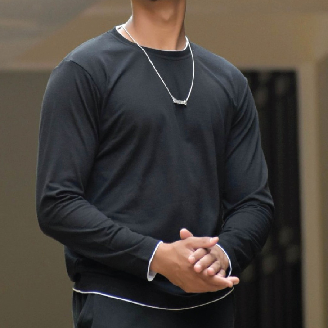 BLACK - Full sleeve T-Shirt