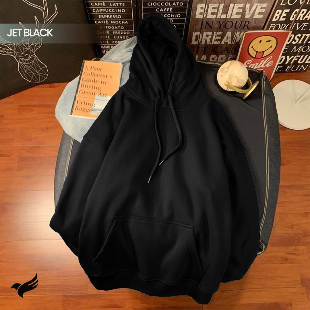 BLACK - Pullover Hoodie for Women