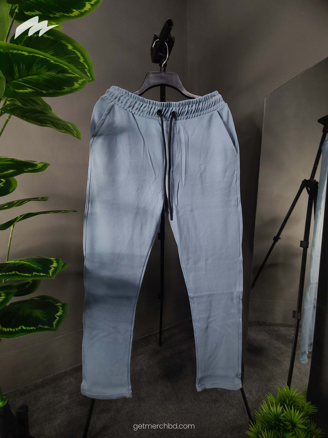 Comfy Back Pocket Trouser - Ice Blue