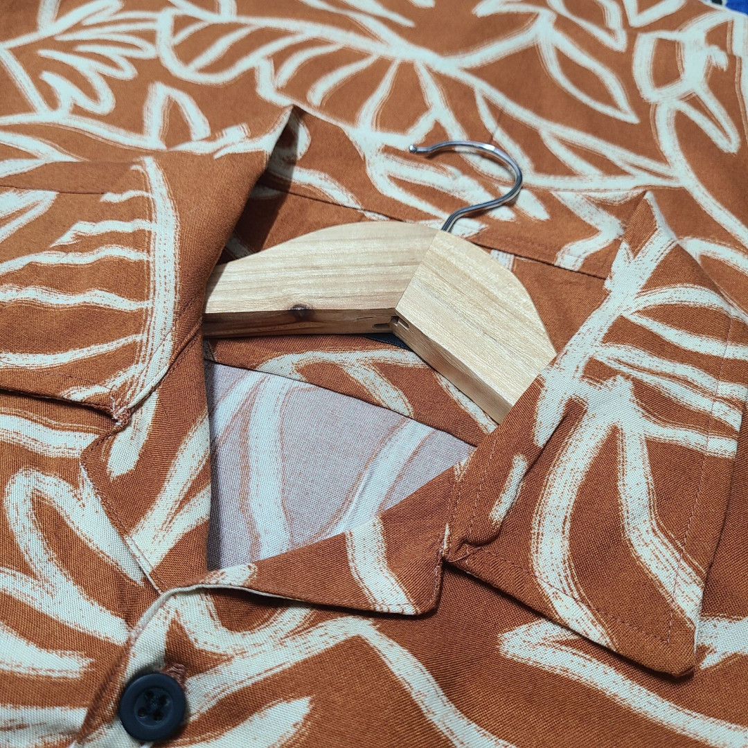 PREMIUM HAWAII SHIRT - Brown