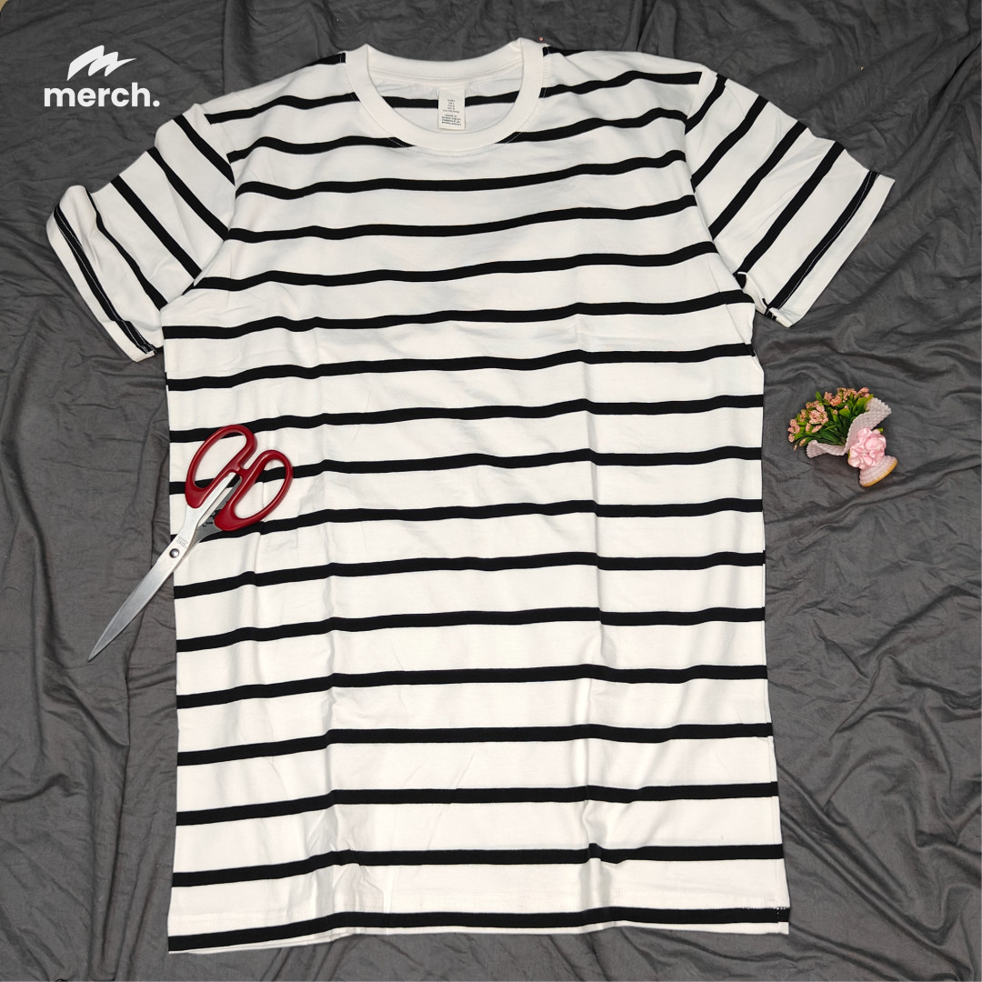 STRIPE T-SHIRT - White