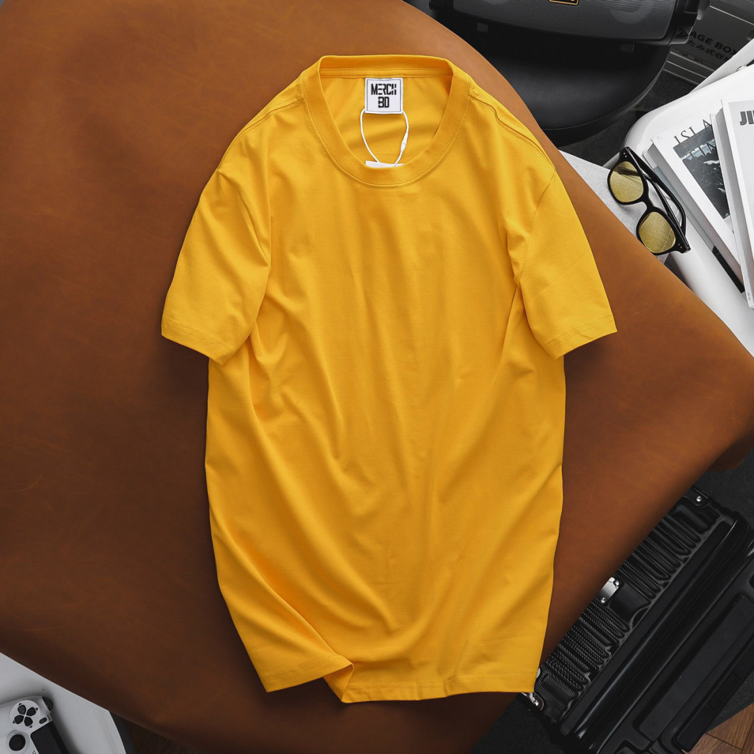 YELLOW - Cotton T-shirt