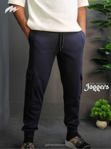6 Pocket Cargo Jogger - Navy Blue
