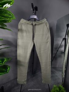 Comfy Back Pocket Trouser - Lt. Olive