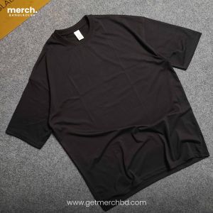 Oversized Drop Shoulder T-shirt - Black