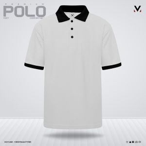 WHITE - Contrast Regular Polo